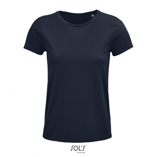 SOL'S CRUSADER WOMEN - ROUND-NECK FITTED JERSEY T-SHIRT - French Navy - colorimageurl