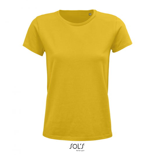SOL'S CRUSADER WOMEN - ROUND-NECK FITTED JERSEY T-SHIRT - Gold - colorimageurl
