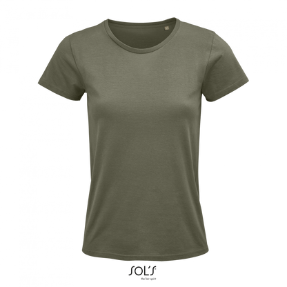 SOL'S CRUSADER WOMEN - ROUND-NECK FITTED JERSEY T-SHIRT - Khaki - colorimageurl