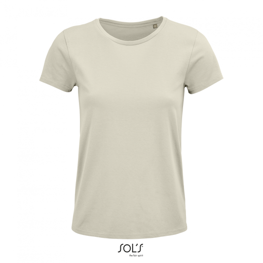 SOL'S CRUSADER WOMEN - ROUND-NECK FITTED JERSEY T-SHIRT - Natural - colorimageurl