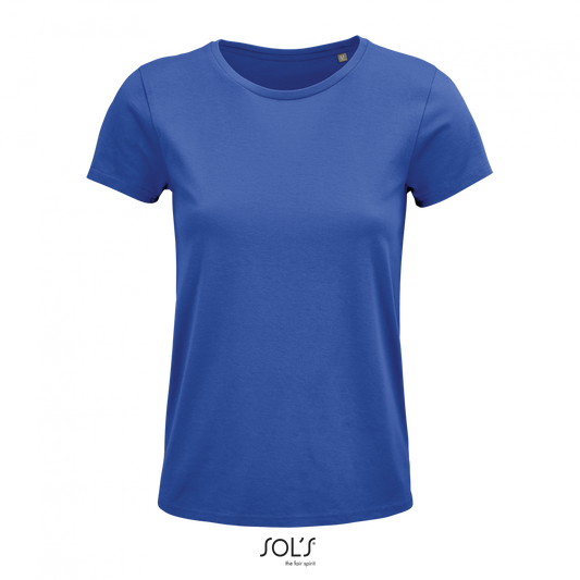 SOL'S CRUSADER WOMEN - ROUND-NECK FITTED JERSEY T-SHIRT - Royal Blue - colorimageurl
