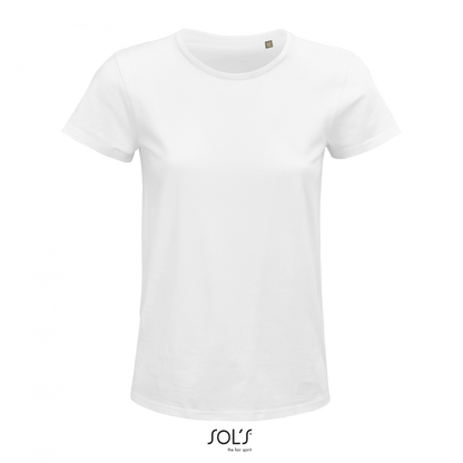 SOL'S CRUSADER WOMEN - ROUND-NECK FITTED JERSEY T-SHIRT - White - colorimageurl