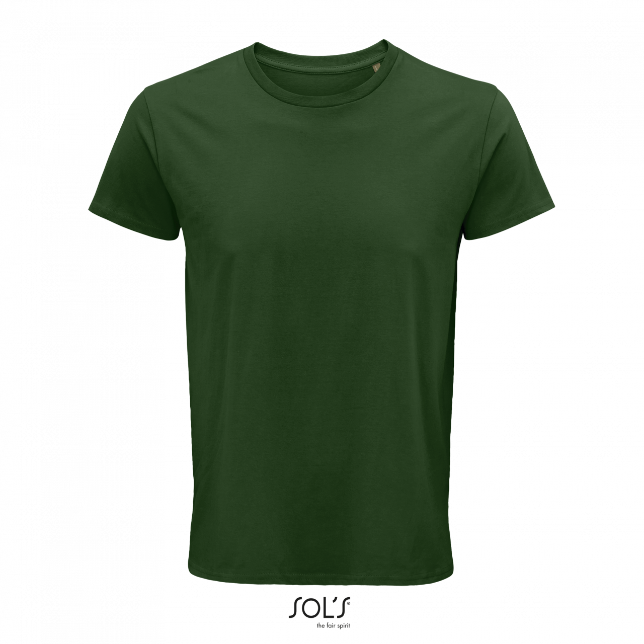 SOL'S CRUSADER MEN - ROUND-NECK FITTED JERSEY T-SHIRT - Bottle Green - colorimageurl