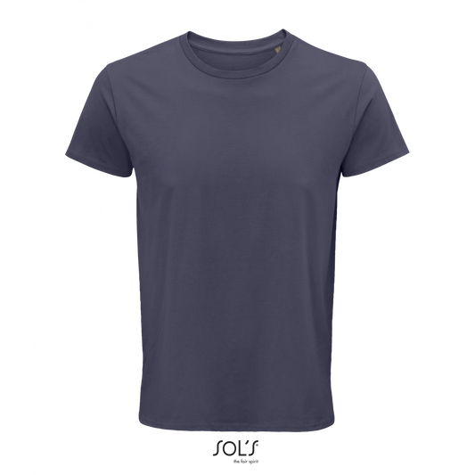 SOL'S CRUSADER MEN - ROUND-NECK FITTED JERSEY T-SHIRT - Mouse Grey - colorimageurl