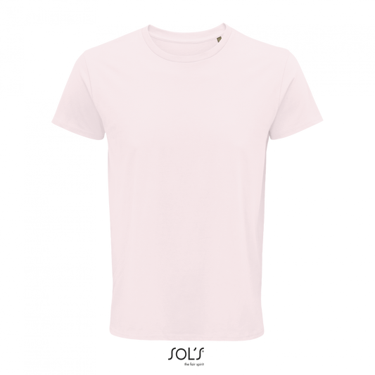SOL'S CRUSADER MEN - ROUND-NECK FITTED JERSEY T-SHIRT - Pale Pink - colorimageurl