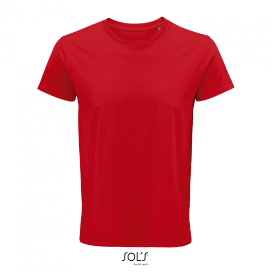 SOL'S CRUSADER MEN - ROUND-NECK FITTED JERSEY T-SHIRT - Red - colorimageurl
