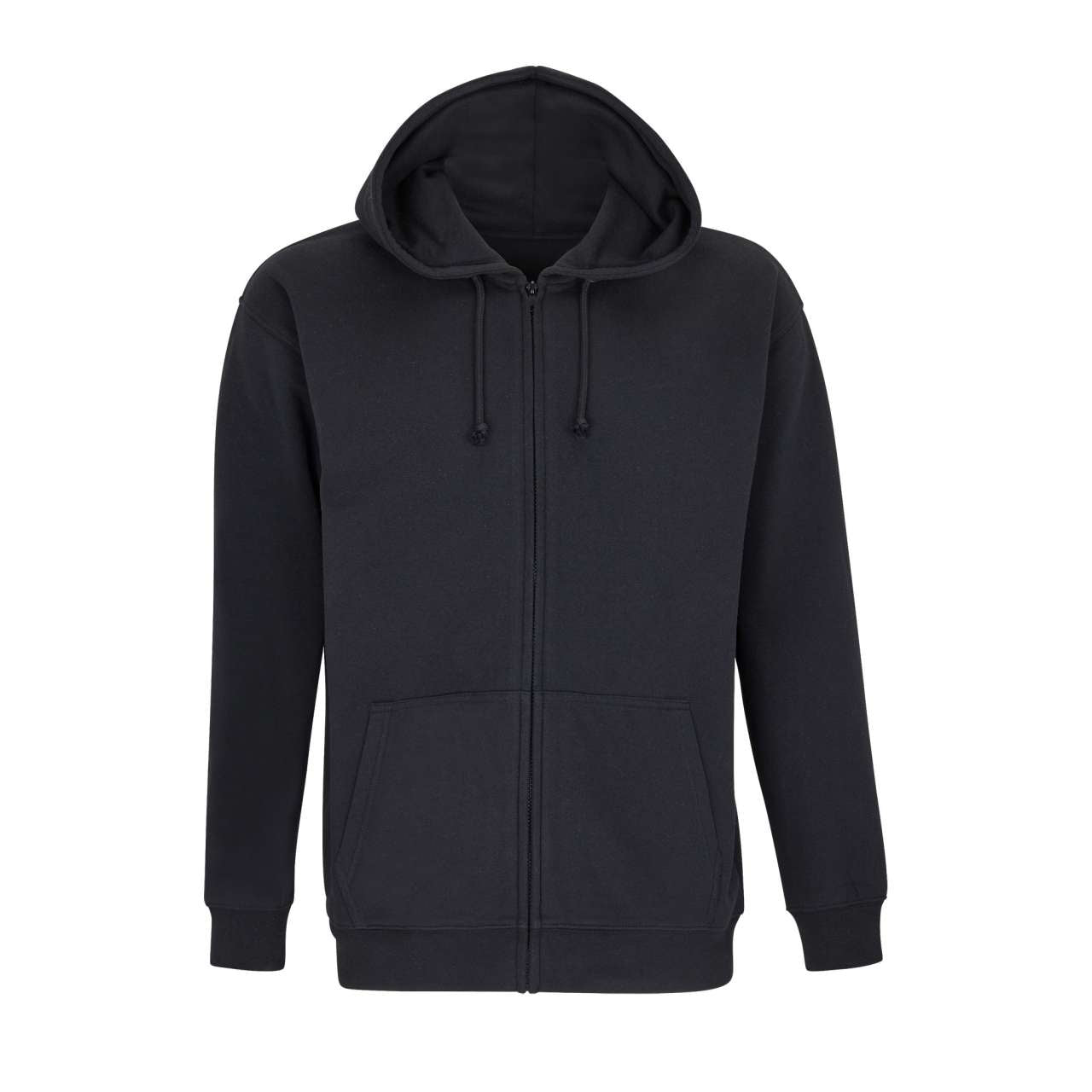 SOL'S CARTER - UNISEX FULL-ZIP HOODIE - Black - colorimageurl