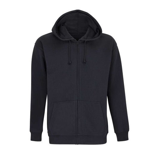 SOL'S CARTER - UNISEX FULL-ZIP HOODIE - Black - colorimageurl