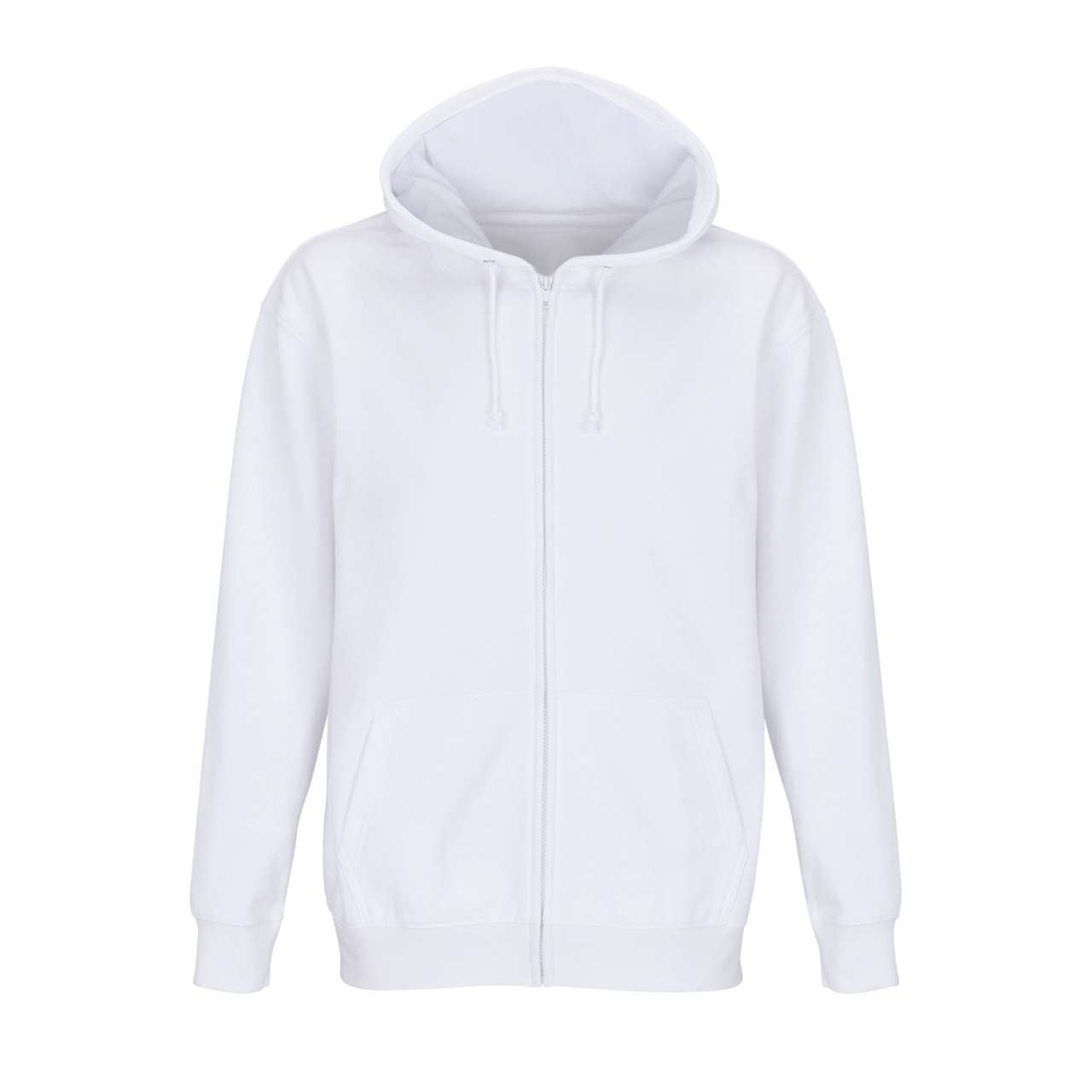 SOL'S CARTER - UNISEX FULL-ZIP HOODIE - White - colorimageurl