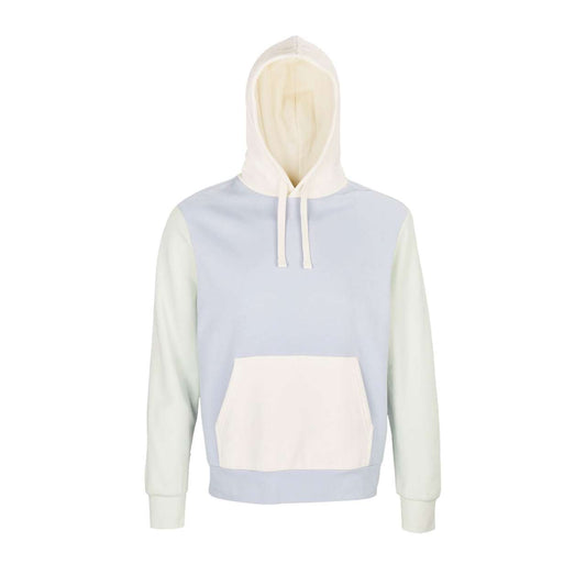 SOL'S COLLINS - UNISEX HOODED SWEATSHIRT - Creamy Blue - colorimageurl