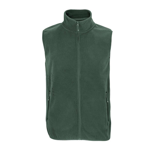 SOL'S FACTOR BW - UNISEX MICROFLEECE ZIP BODYWARMER - Forest Green - colorimageurl