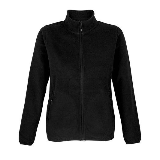 SOL'S FACTOR WOMEN - MICROFLEECE ZIP JACKET - Black - colorimageurl