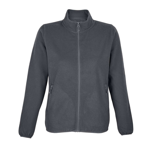 SOL'S FACTOR WOMEN - MICROFLEECE ZIP JACKET - Charcoal Grey - colorimageurl
