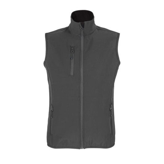 SOL'S FALCON BW WOMEN - SOFTSHELL BODYWARMER - Charcoal Grey - colorimageurl