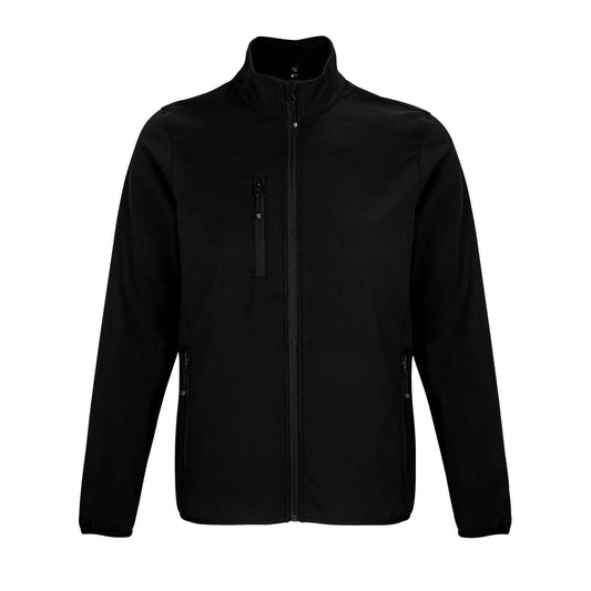 SOL'S FALCON MEN - SOFTSHELL ZIP JACKET - Black - colorimageurl