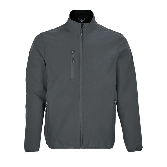SOL'S FALCON MEN - SOFTSHELL ZIP JACKET - Charcoal Grey - colorimageurl