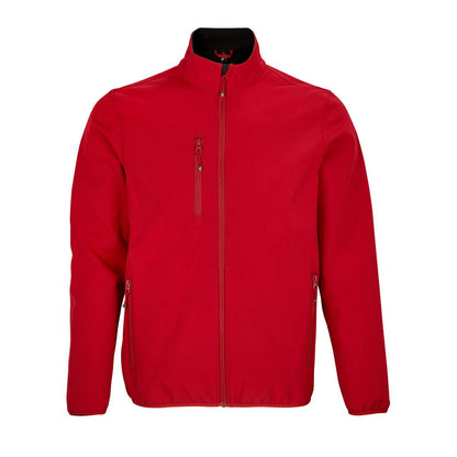 SOL'S FALCON MEN - SOFTSHELL ZIP JACKET - Pepper Red - colorimageurl