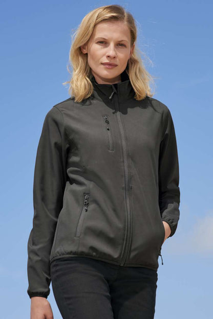 SOL'S FALCON WOMEN - SOFTSHELL ZIP JACKET - Forest Green - modelimageurl