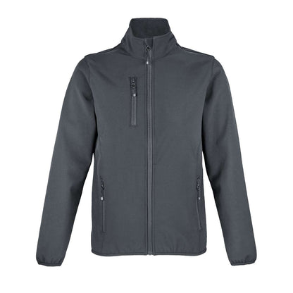 SOL'S FALCON WOMEN - SOFTSHELL ZIP JACKET - Charcoal Grey - colorimageurl