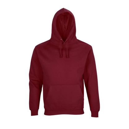 SOL'S CONDOR TUBE - UNISEX HOODED SWEATSHIRT - Burgundy - colorimageurl