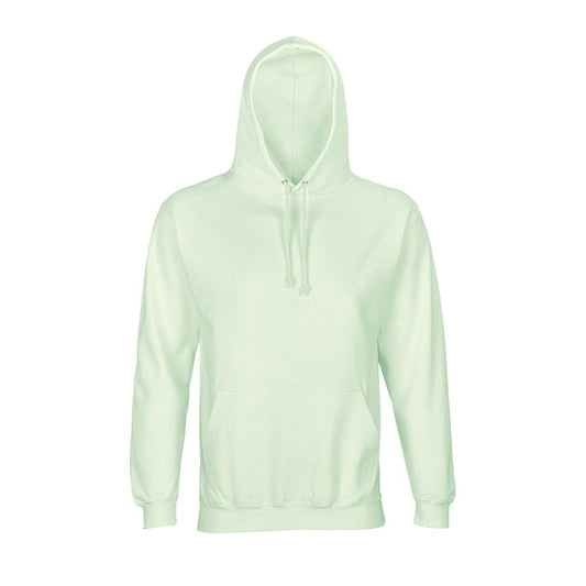 SOL'S CONDOR TUBE - UNISEX HOODED SWEATSHIRT - Creamy Green - colorimageurl