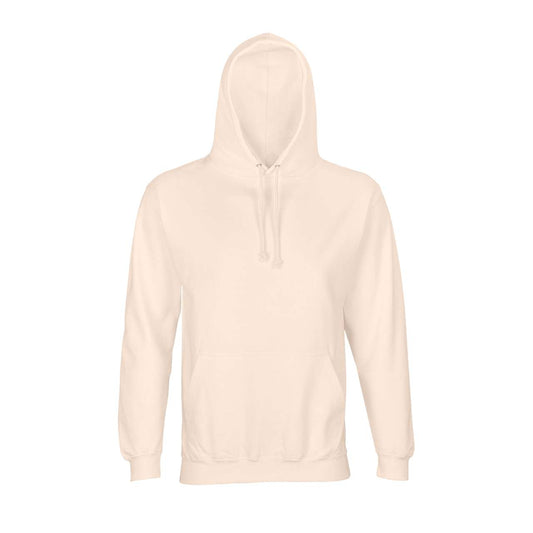 SOL'S CONDOR TUBE - UNISEX HOODED SWEATSHIRT - Creamy Pink - colorimageurl