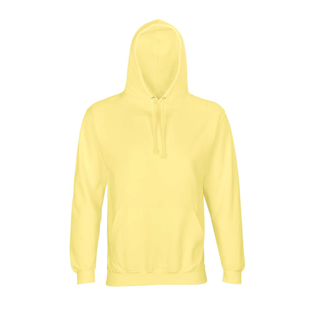 SOL'S CONDOR TUBE - UNISEX HOODED SWEATSHIRT - Light Yellow - colorimageurl