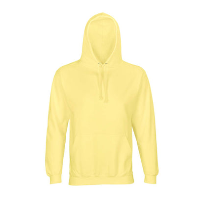 SOL'S CONDOR TUBE - UNISEX HOODED SWEATSHIRT - Light Yellow - colorimageurl