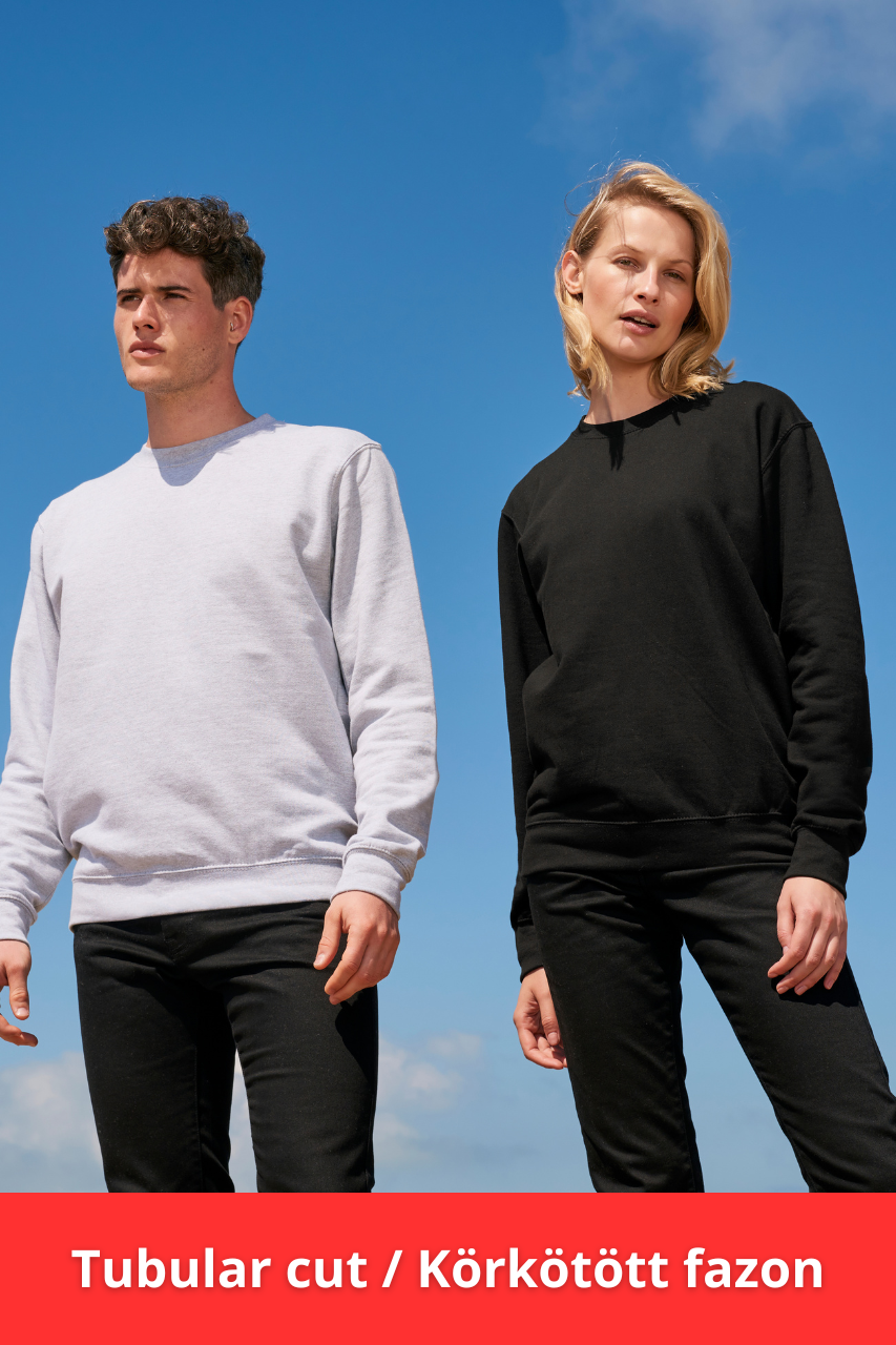 SOL'S COLUMBIA TUBE - UNISEX ROUND-NECK SWEATSHIRT - Bottle Green - modelimageurl