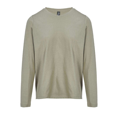SOL'S MONARCH WOMEN - LONG SLEEVE T-SHIRT WITH ROUND NECK - Khaki - colorimageurl
