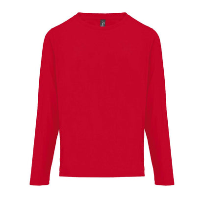 SOL'S MONARCH WOMEN - LONG SLEEVE T-SHIRT WITH ROUND NECK - Red - colorimageurl