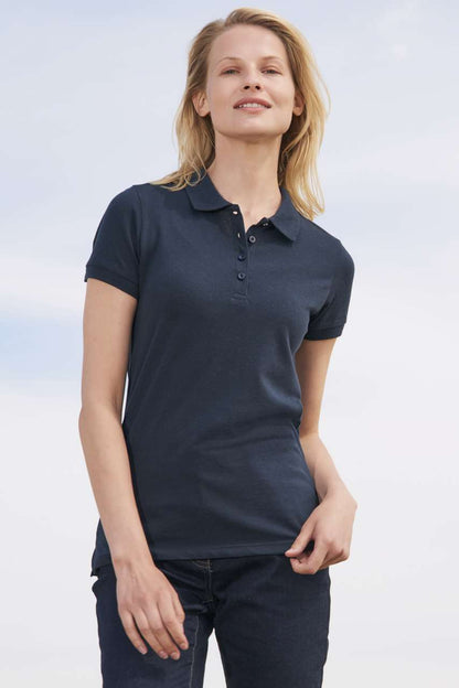 SOL'S PASSION - WOMEN'S POLO SHIRT - Royal Blue - Model