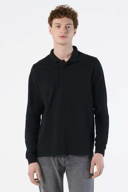 SOL'S WINTER II - MEN'S POLO SHIRT - Black - Model