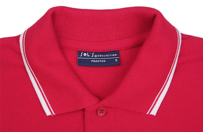 SOL'S PRACTICE MEN - POLO SHIRT - Black/White - Additional