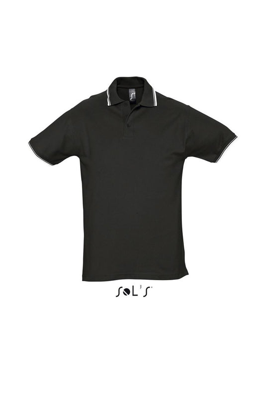 SOL'S PRACTICE MEN - POLO SHIRT - Black/White - Main