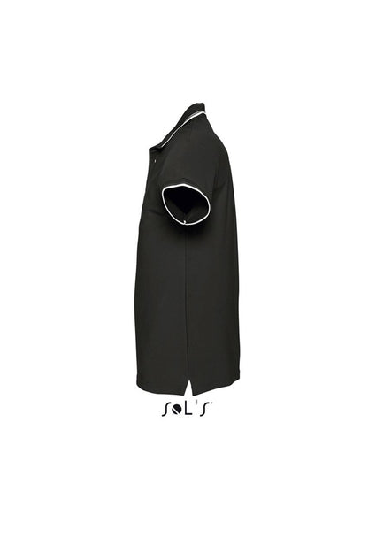 SOL'S PRACTICE MEN - POLO SHIRT - Black/White - Additional