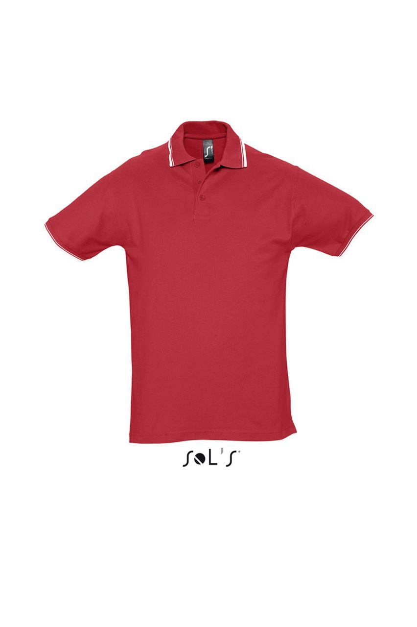 SOL'S PRACTICE MEN - POLO SHIRT - Red/White - Main