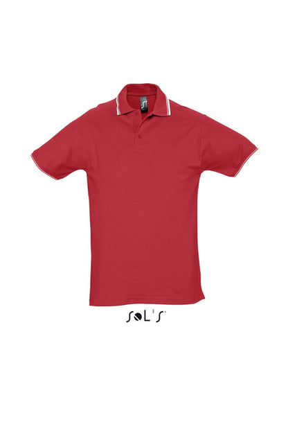 SOL'S PRACTICE MEN - POLO SHIRT - Red/White - Main