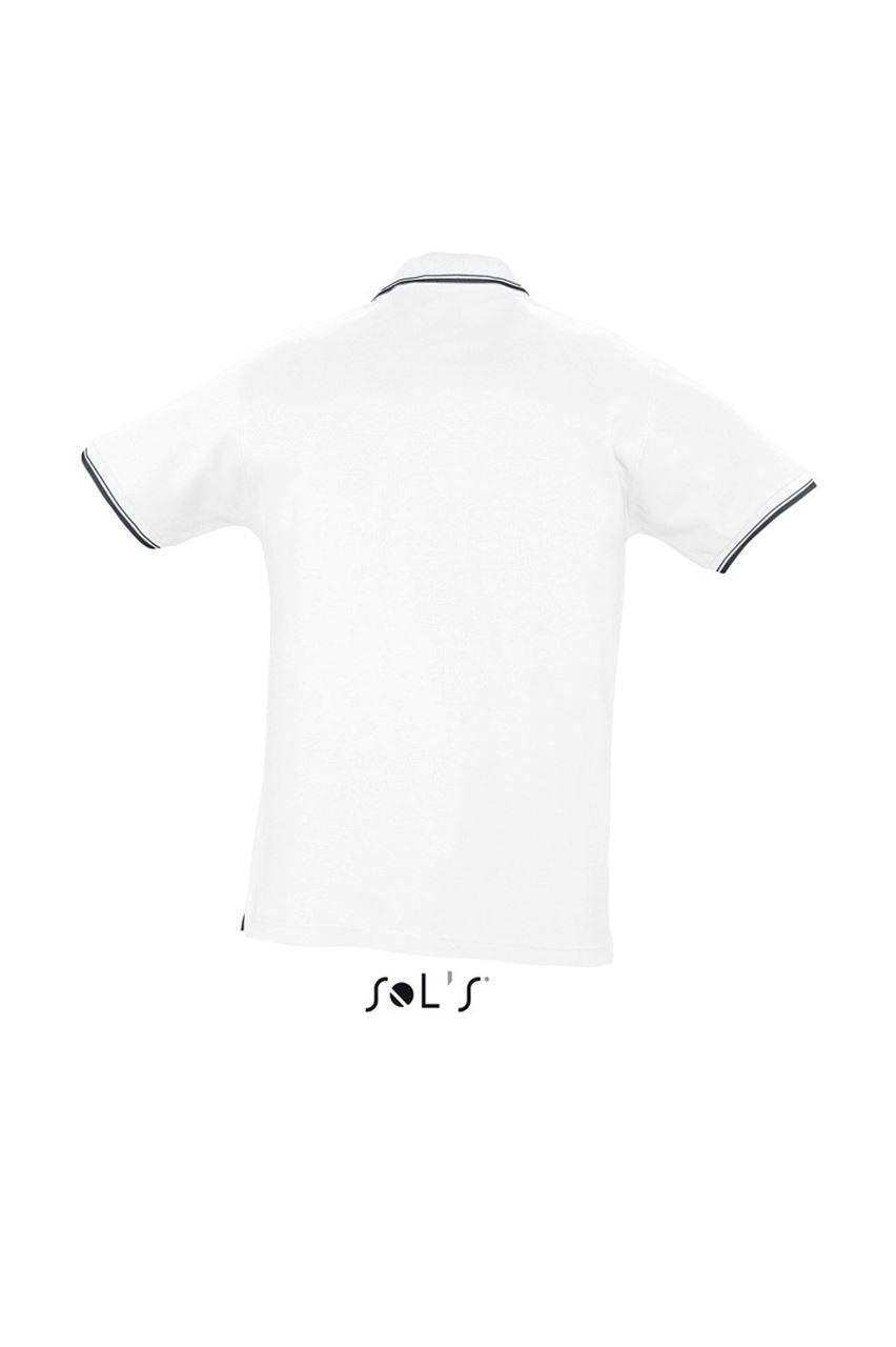 SOL'S PRACTICE MEN - POLO SHIRT - White/Navy - Additional