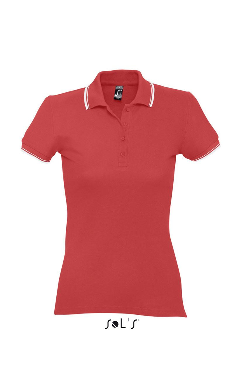 SOL'S PRACTICE WOMEN - POLO SHIRT - Red/White - Main