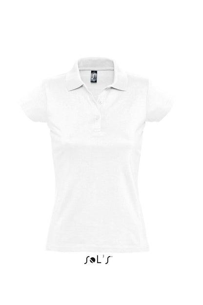 SOL'S PRESCOTT WOMEN - POLO SHIRT - White - Main