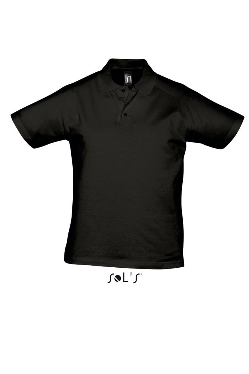 SOL'S PRESCOTT MEN - POLO SHIRT - Deep Black - Main