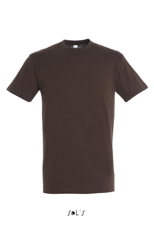 SOL'S REGENT - UNISEX ROUND COLLAR T-SHIRT - Chocolate - Main