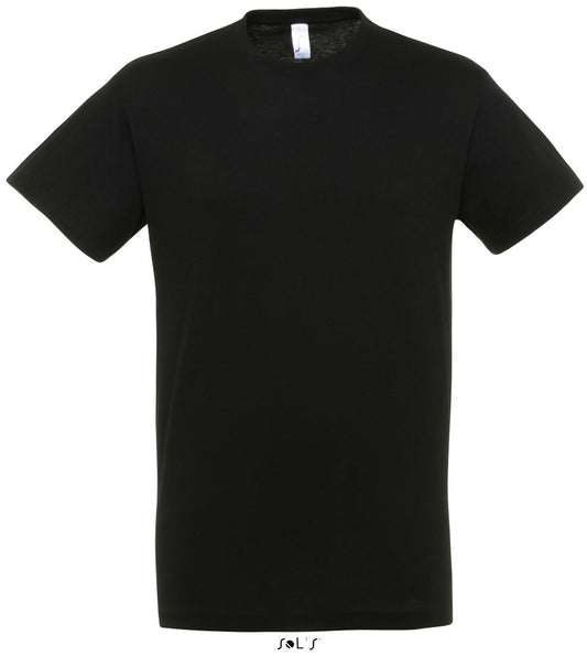 SOL'S REGENT - UNISEX ROUND COLLAR T-SHIRT - Deep Black - Main