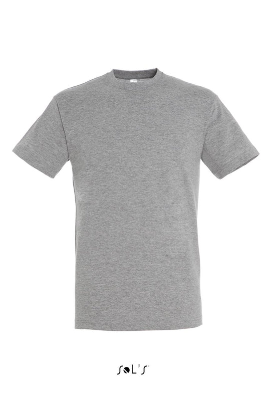 SOL'S REGENT - UNISEX ROUND COLLAR T-SHIRT - Grey Melange - Main