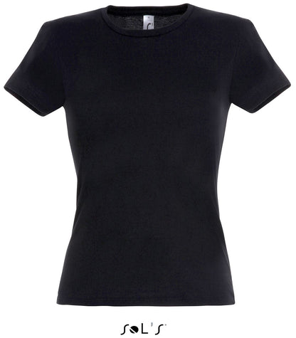 SOL'S MISS - WOMEN’S T-SHIRT - Deep Black - Main