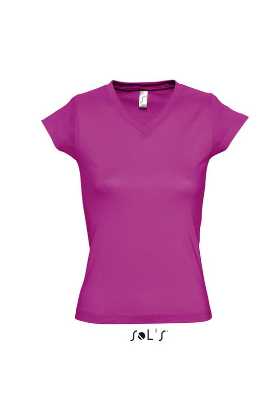 SOL'S MOON - WOMEN’S V-NECK T-SHIRT - Fuchsia - Main