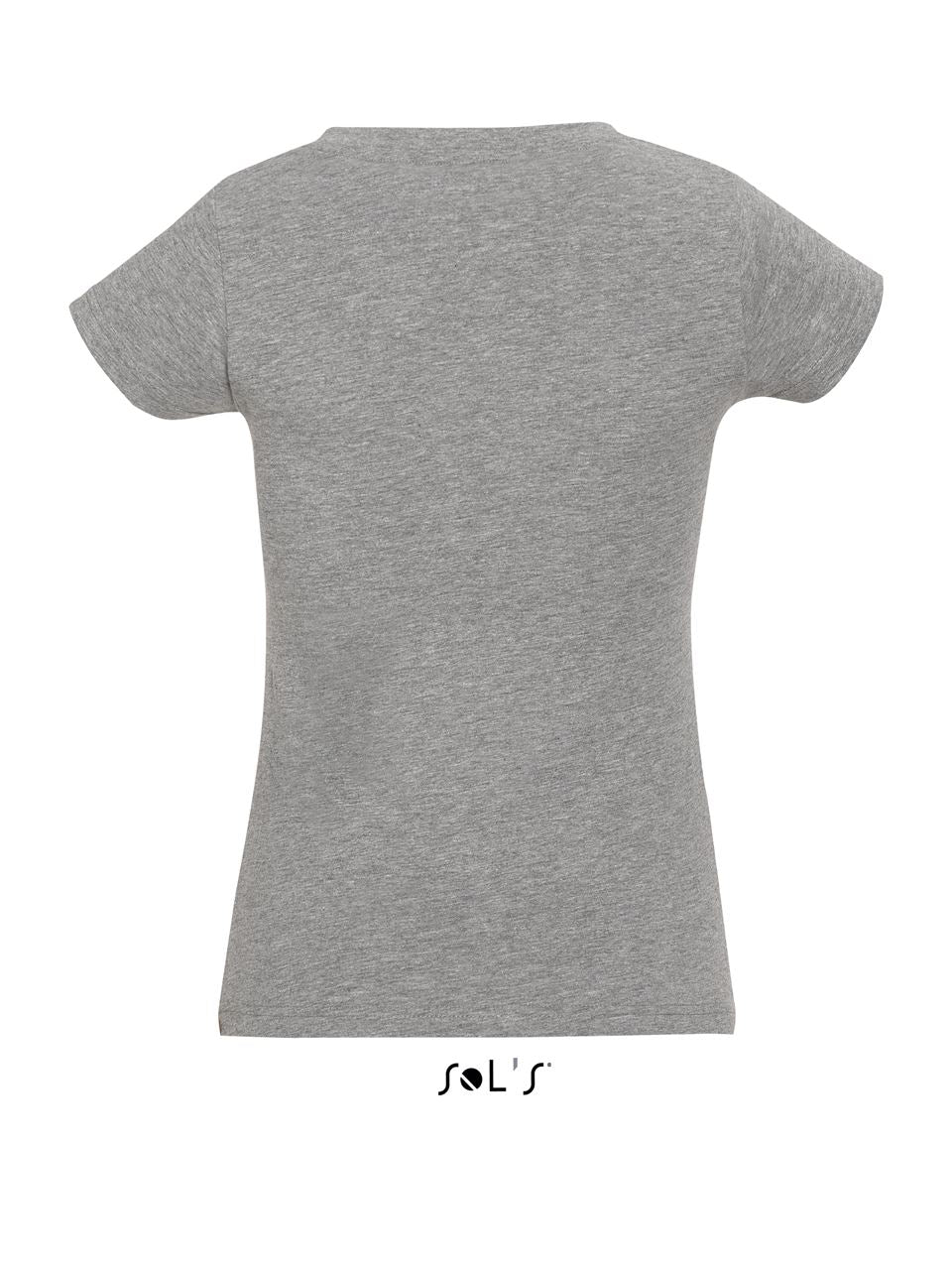 SOL'S MOON - WOMEN’S V-NECK T-SHIRT - Grey Melange - Additional