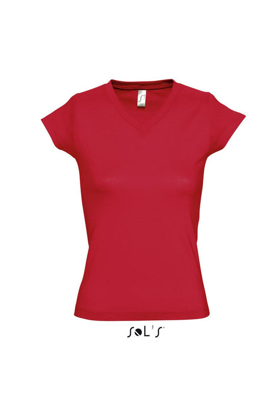 SOL'S MOON - WOMEN’S V-NECK T-SHIRT - Red - Main