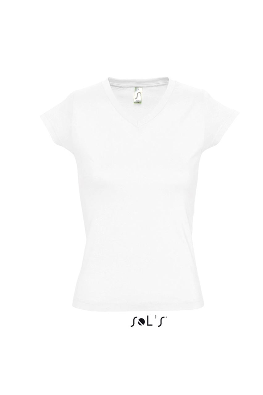 SOL'S MOON - WOMEN’S V-NECK T-SHIRT - White - Main